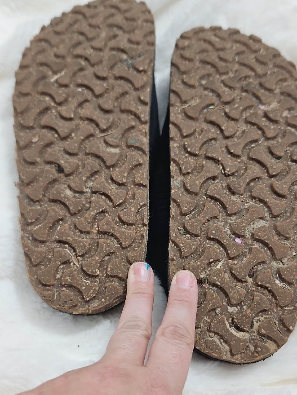 Birkenstock Boston Clogs – Size 38 (US Women's 7-7.5) – Navy Suede - Picture 6 of 9